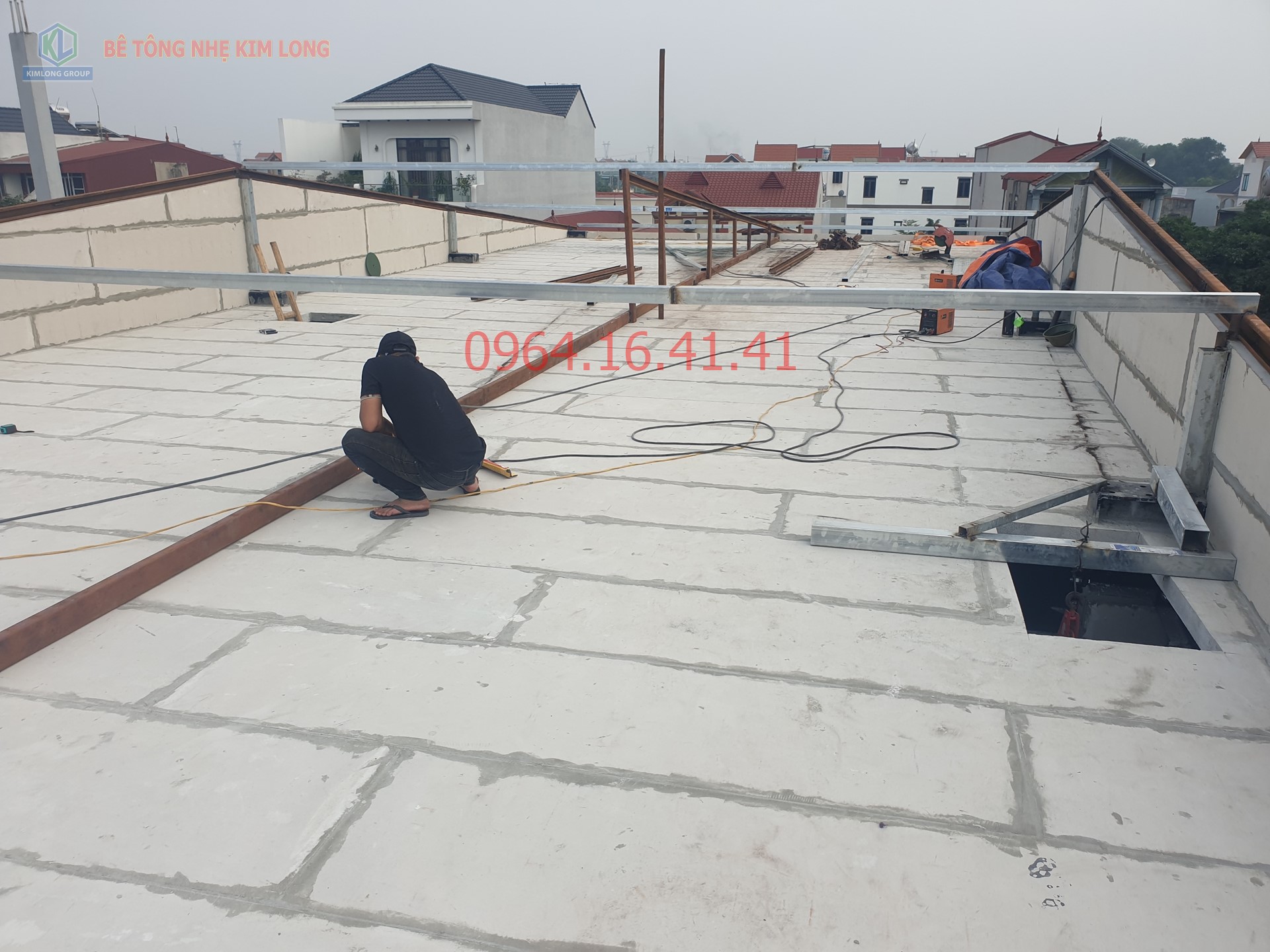 Chống nóng công trình bằng bê tông nhẹ EPS - Bê tông xốp 