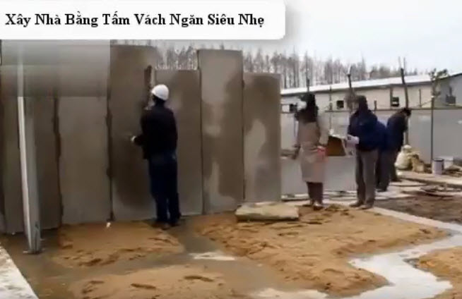 Xây nhà bằng vách ngăn bê tông nhẹ Light Wall 